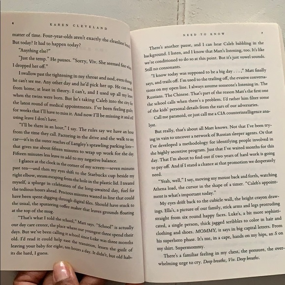 Book: Need to Know by Karen Cleveland - Picture 5 of 5